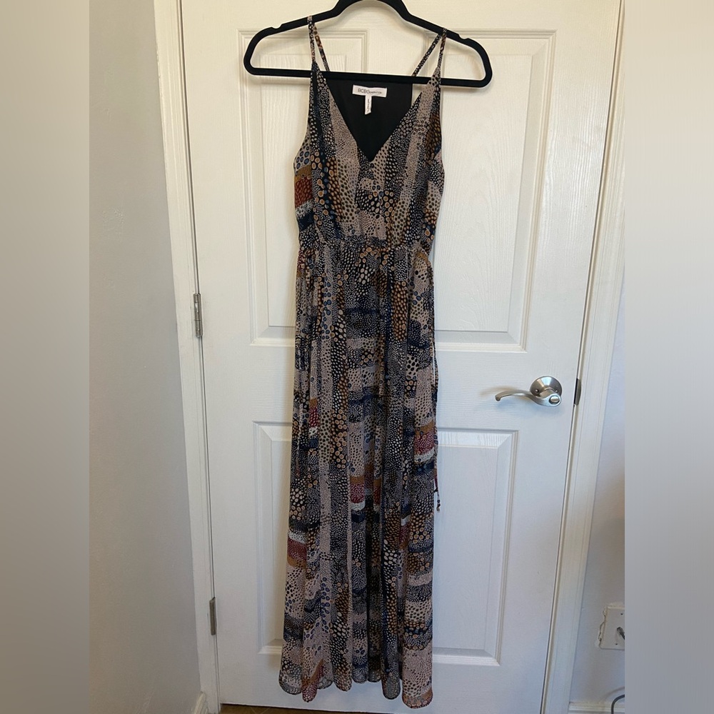 Bcbgeneration Multiprint Colorful Sleeveless Maxi… - image 1
